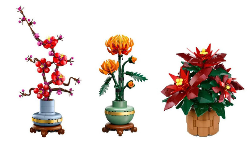 LEGO 新款花卉植物